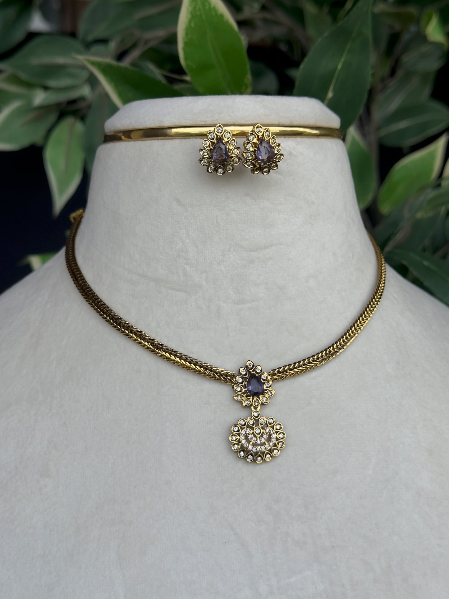 PURPLE NAAN CHAIN (product code-022)