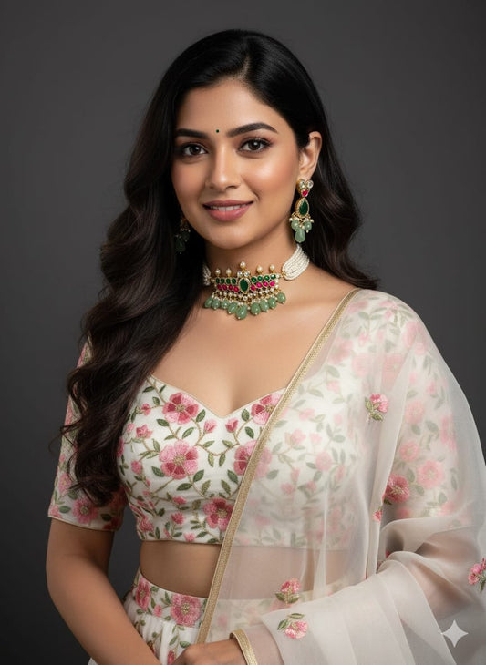 JADAU PEARL CHOKER SET (product code-032)