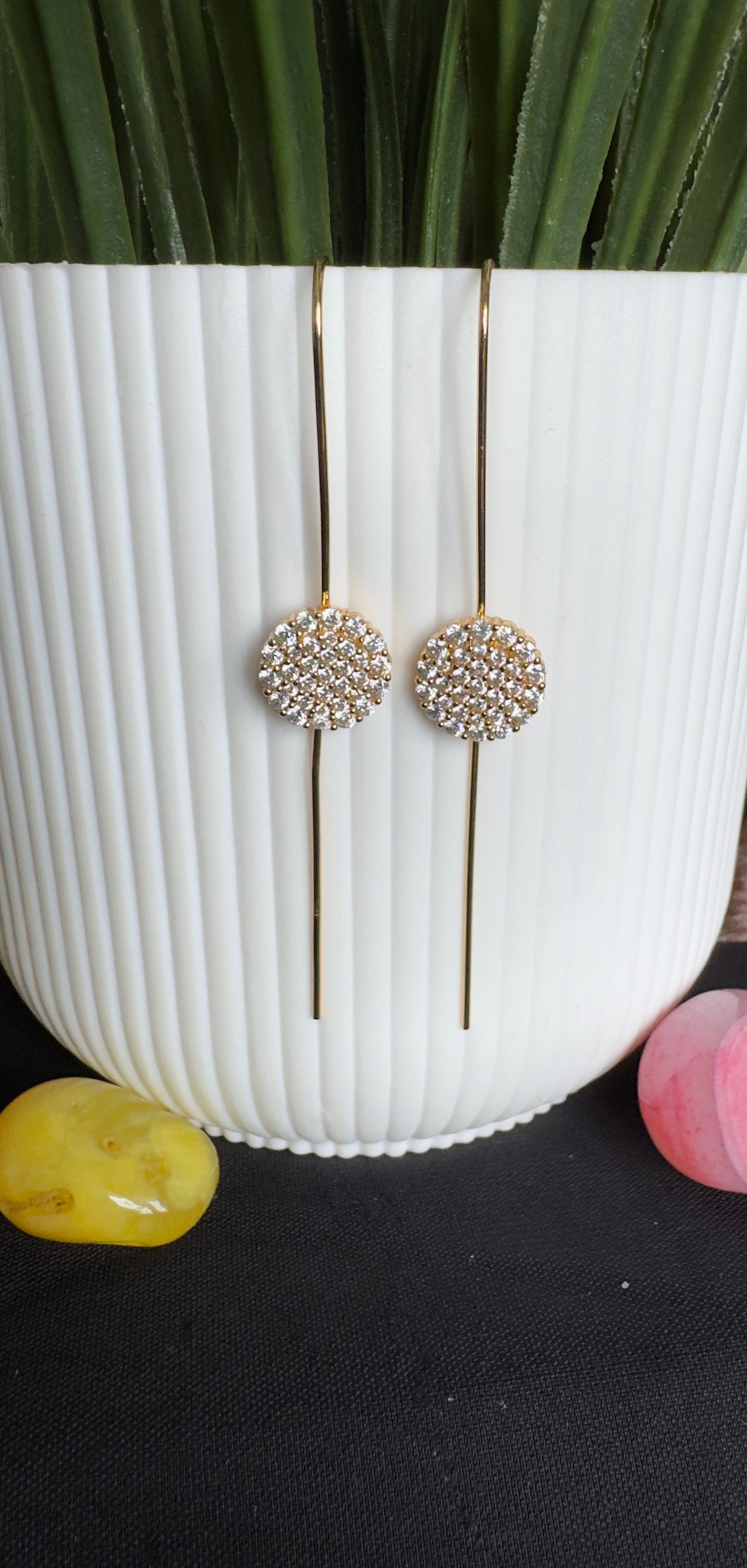 FULL MOON NEEDLE EARCUFFS (product code-097)