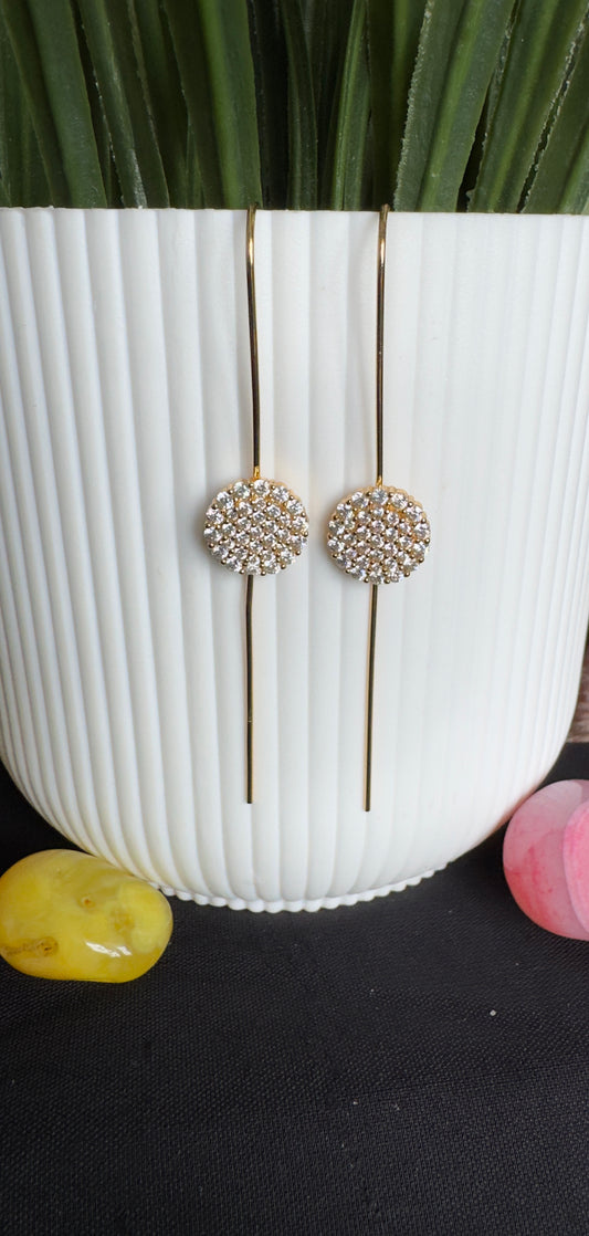 FULL MOON NEEDLE EARCUFFS (product code-097)