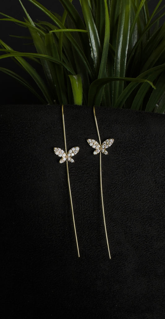 BUTTERFLY DIAMOND DEW EARCUFFS (product code-093) (Copy)