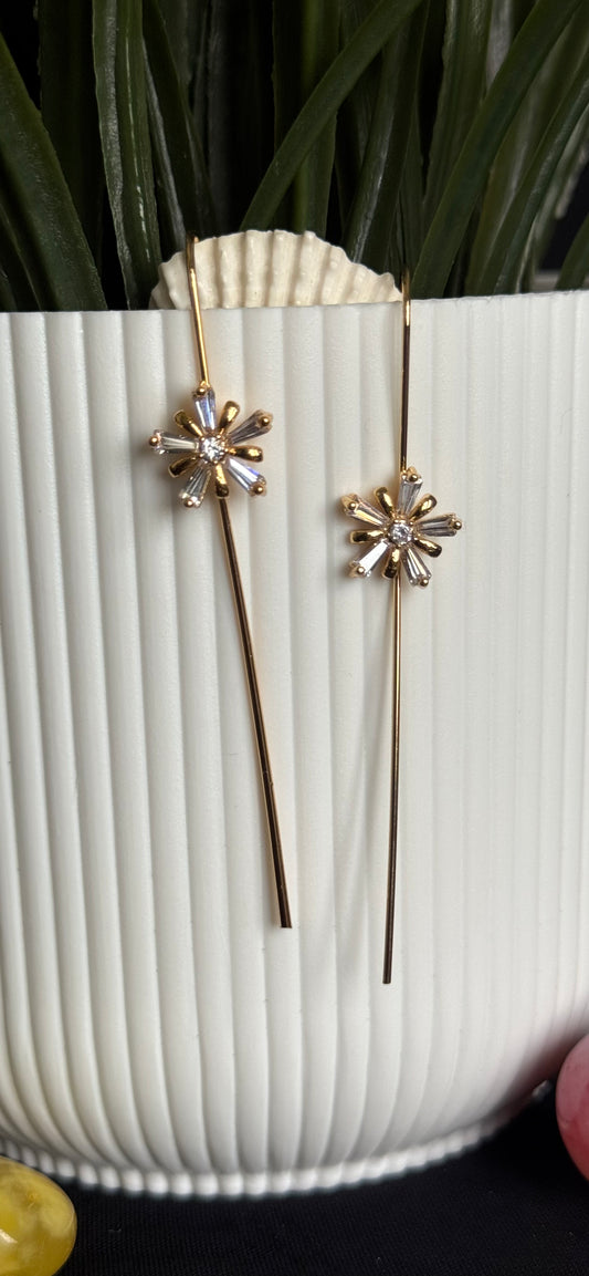 FLORAL EARCUFF ( product code-092)