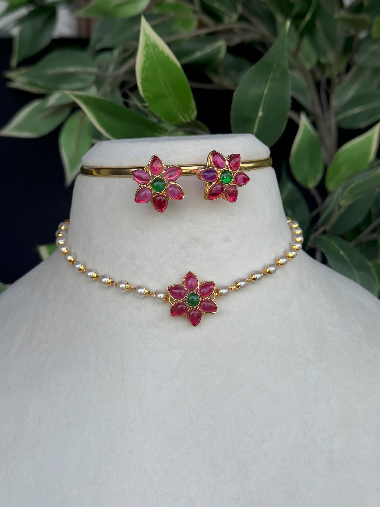 PEARL CHOKER(product code-027)