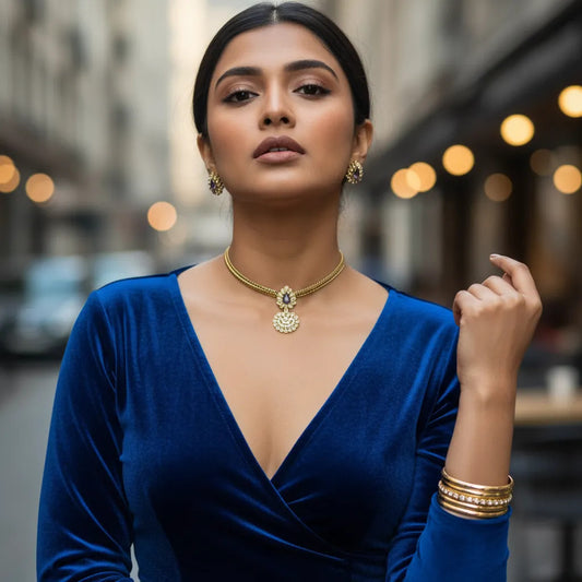 PURPLE NAAN CHAIN (product code-022)