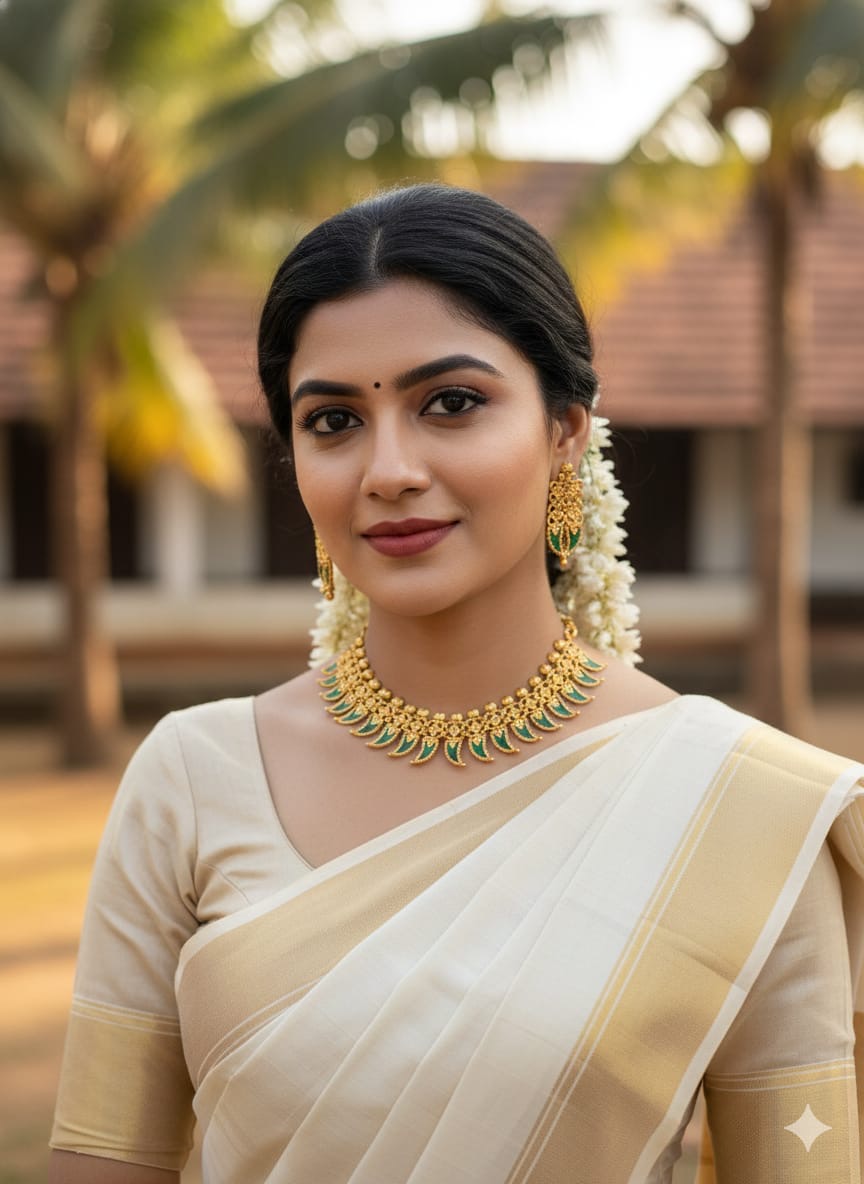 GREEN PALAKA NECKLACE SET (product code-043)